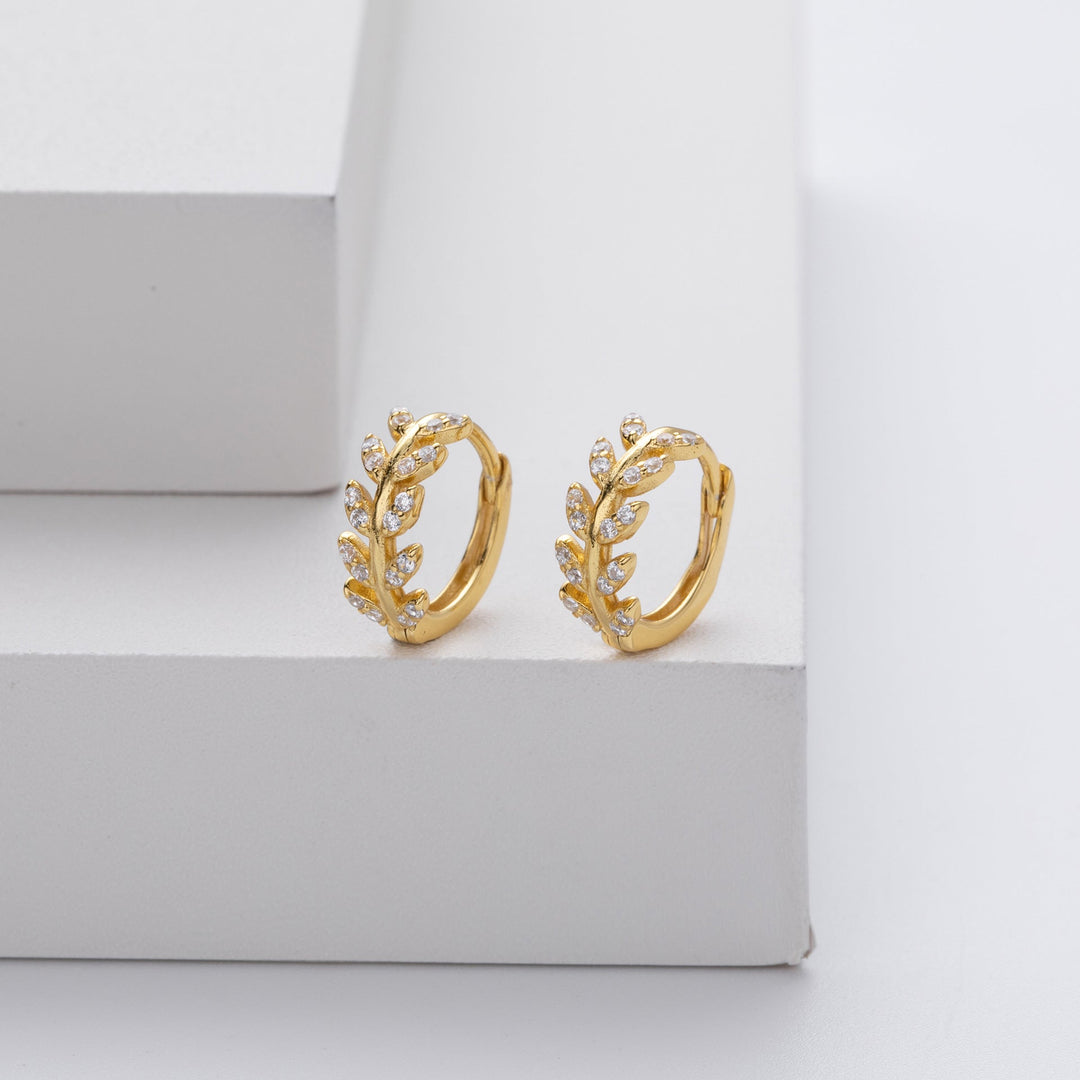 Blattförmige Silbercreolen