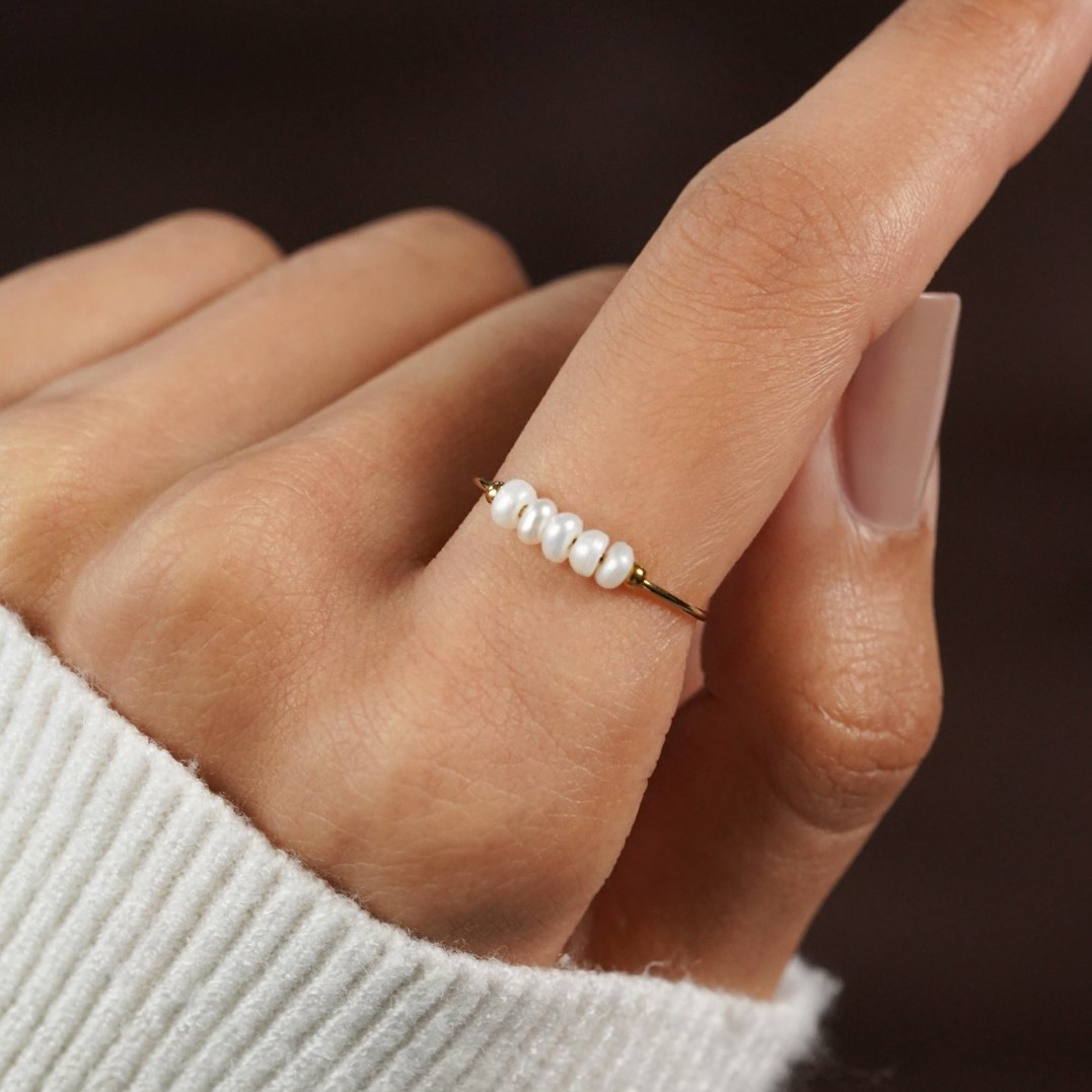 Grace - Süßwasserperlenring
